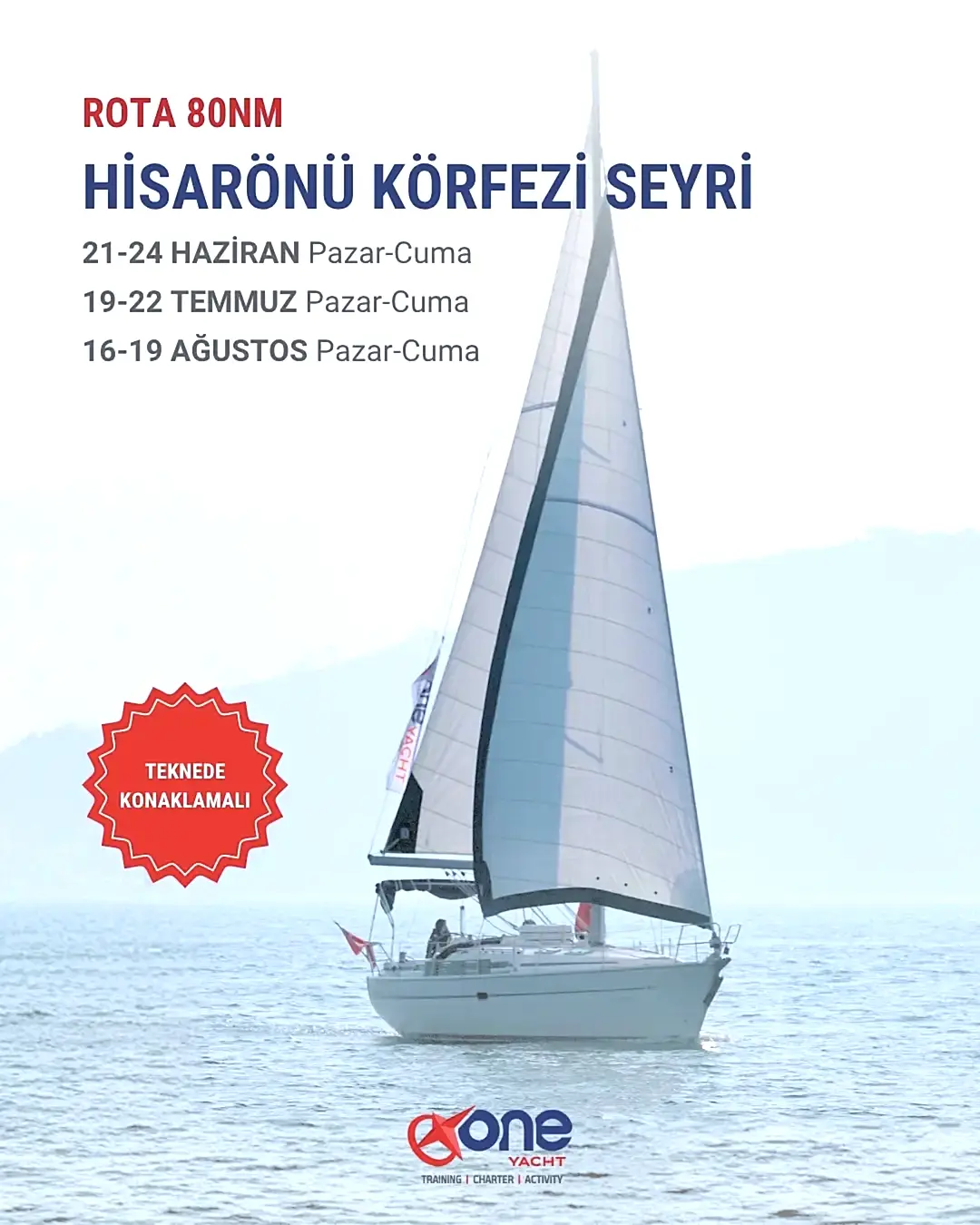 Büyükçekmece Kıyı Marina Çıkışlı Yelken Eğitimleri